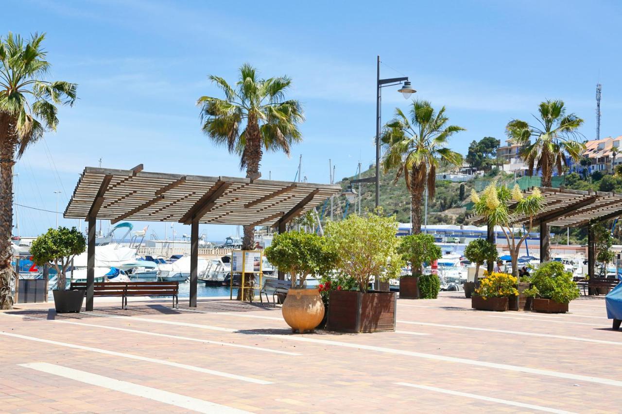 Apartamento A Pie De Playa Del Puerto De Mazarron. Buitenkant foto